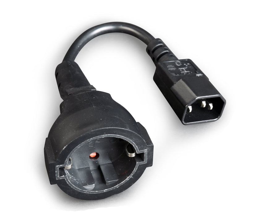 EAN 8716309082860 - Cablexpert Conexion Shucko hembra a IEC C14 macho 0.15mts imagen 4