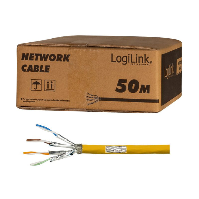 EAN 4052792061673 - LogiLink CPV0069 cable de red Amarillo 50 m Cat7a S/FTP (S-STP) imagen 4