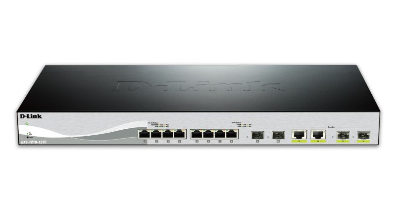 EAN 790069467653 - D-Link DXS-1210-12TC/E switch Gestionado L2 10G Ethernet (100/1000/10000) 1U Negro, Plata imagen 2