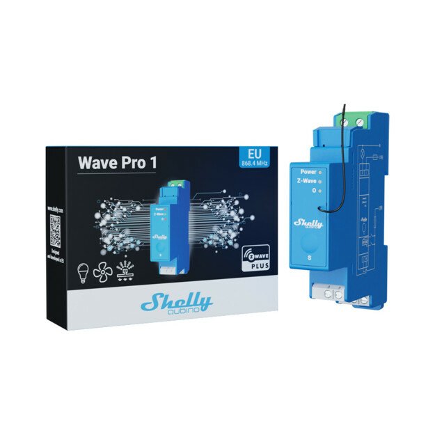 EAN 3800235269091 - Shelly Qubino Wave Pro 1 alimentación del relé Azul imagen 4
