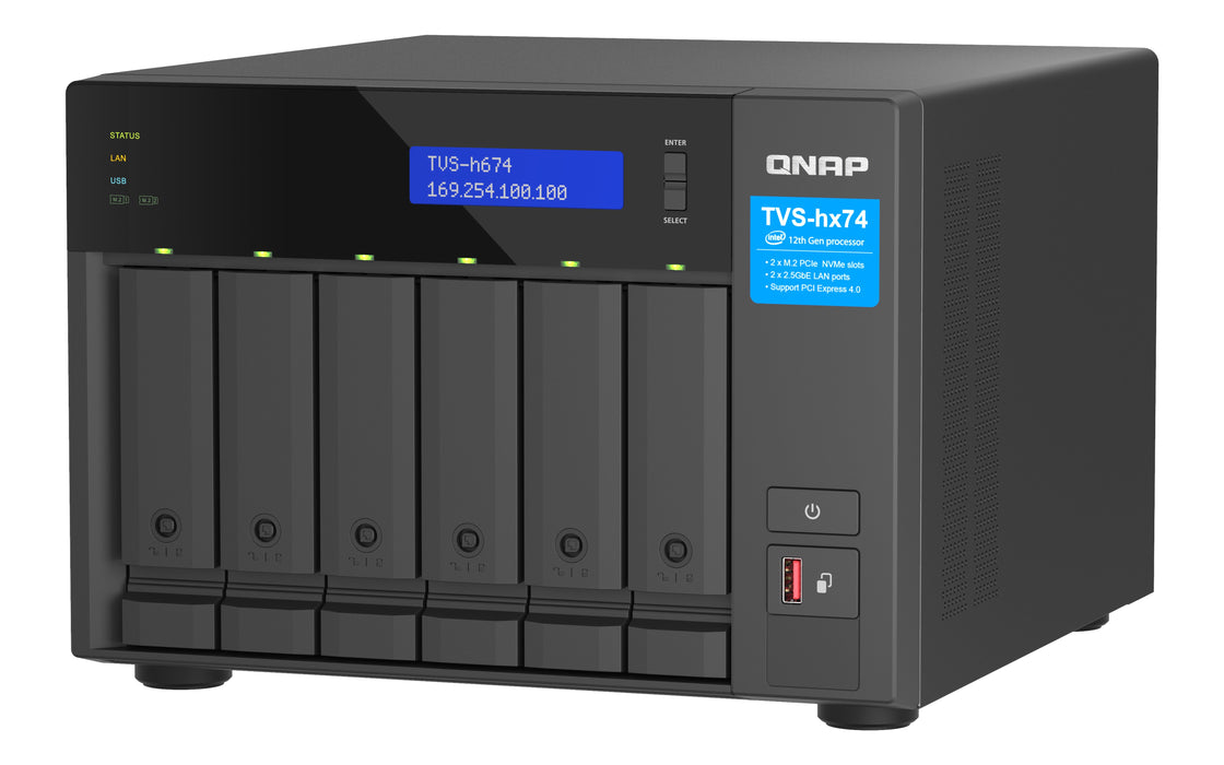EAN 4711103082348 - QNAP TVS-H674T-I5-32G servidor de almacenamiento NAS Torre Intel® Core™ i5 i5-12400 32 GB DDR4 Unidad de  imagen 5