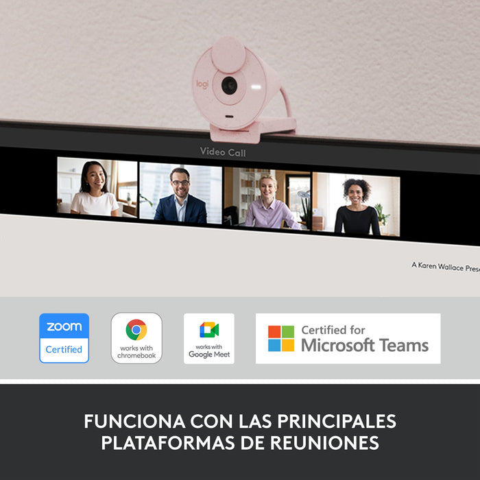 EAN 5099206104952 - Logitech 960-001448 cámara web 2 MP 1920 x 1080 Pixeles USB-C Rosa imagen 12