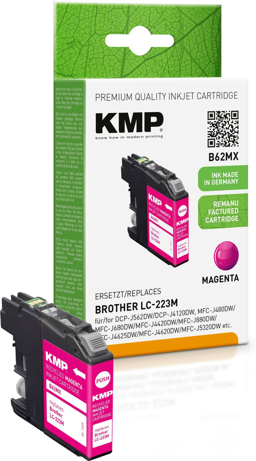 EAN 4011324370959 - KMP B62MX cartucho de tinta 1 pieza(s) Compatible Magenta imagen 1