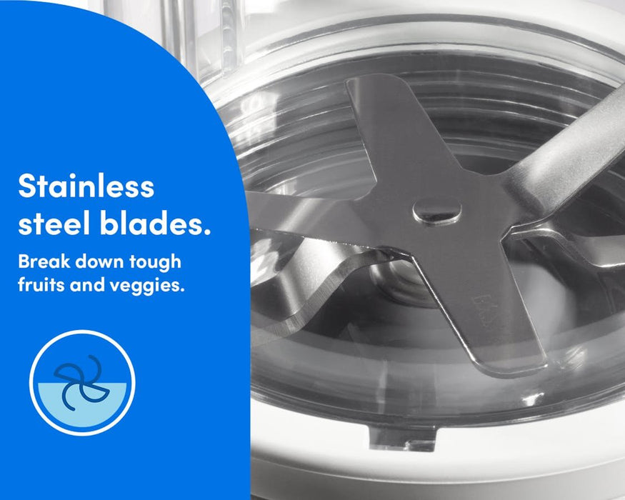 EAN 8006447002500 - NutriBullet Pro 900 0,9 L Licuadora de vaso 900 W Blanco imagen 7