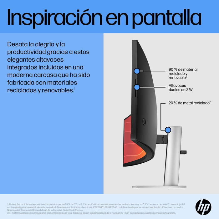 EAN 0196786293856 - HP E45c G5 DQHD Curved Monitor pantalla para PC 113 cm (44.5") 5120 x 1440 Pixeles Dual QHD LCD Negro imagen 11