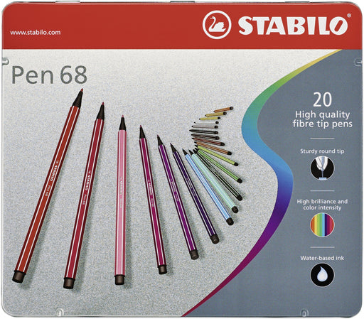 EAN 4006381327206 - STABILO Pen 68 rotulador Multicolor 20 pieza(s) imagen 1