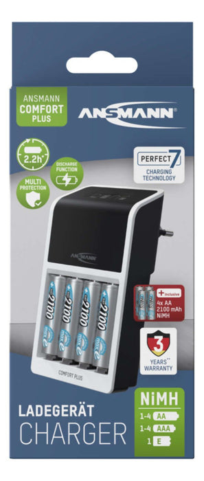 EAN 4013674174416 - Ansmann Comfort Plus cargador de batería Universal Corriente alterna imagen 8