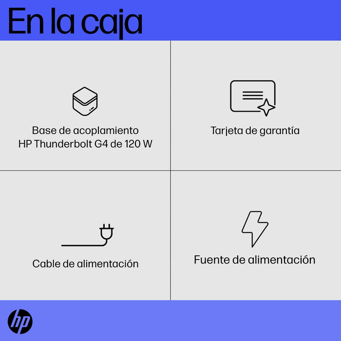 EAN 5056304397747 - HP Thunderbolt 120W G4 Dock Alámbrico Thunderbolt 4 Negro imagen 3