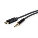 EAN 7630049613287 - ROLINE 12033218 cable de audio 3 m 3,5mm USB Tipo C Negro imagen 1