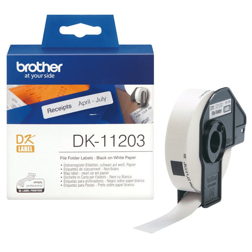 EAN 4977766628150 - Brother DK-11203 cinta para impresora de etiquetas Negro sobre blanco imagen 1