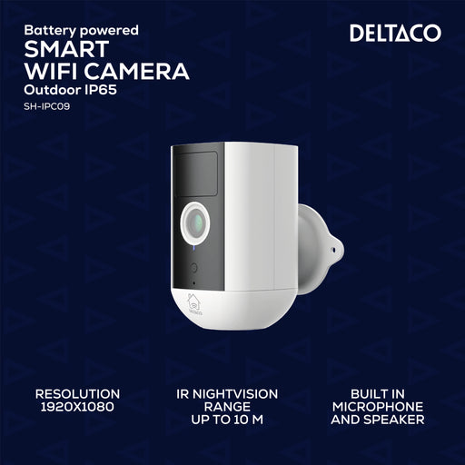 EAN 7333048054579 - Deltaco SH-IPC09 cámara de vigilancia Torreta Cámara de seguridad IP Interior y exterior 1920 x 1080 Pixe imagen 2