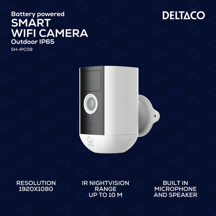 EAN 7333048054579 - Deltaco SH-IPC09 cámara de vigilancia Torreta Cámara de seguridad IP Interior y exterior 1920 x 1080 Pixe imagen 2