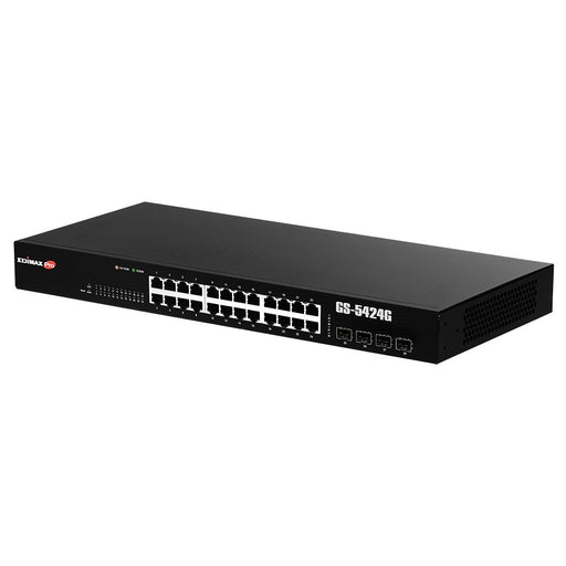 EAN 4717964703132 - Edimax GS-5424G switch Gestionado Gigabit Ethernet (10/100/1000) 1U Negro imagen 2