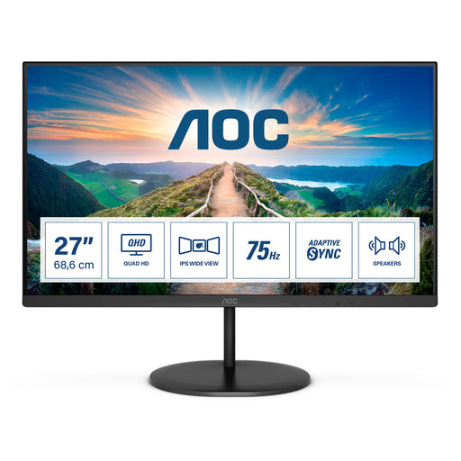 EAN 4038986189880 - AOC V4 Q27V4EA LED display 68,6 cm (27") 2560 x 1440 Pixeles 2K Ultra HD Negro imagen 1