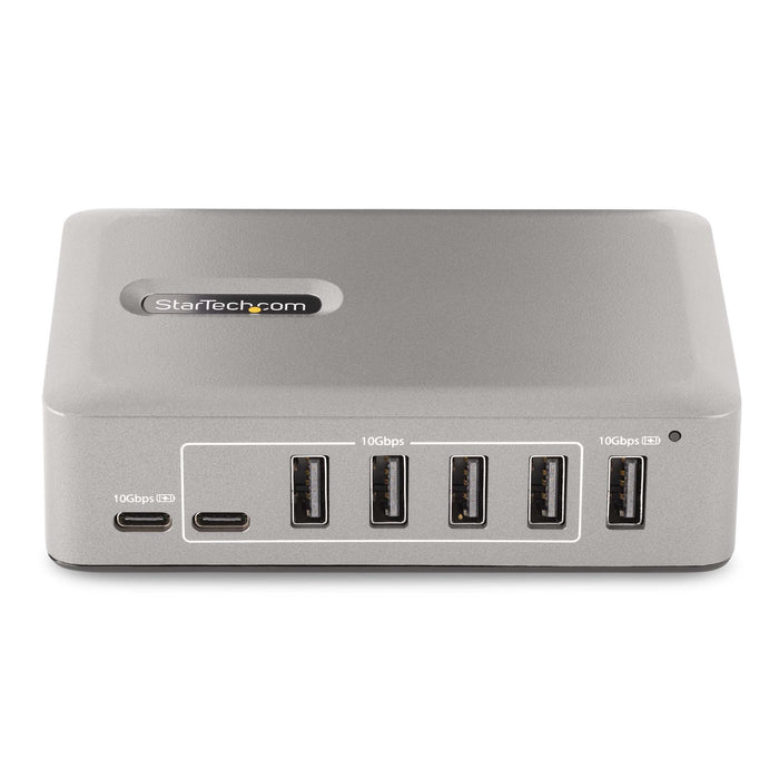 EAN 0065030899017 - StarTech.com 10G8A2CS-USB-C-HUB hub de interfaz USB 3.2 Gen 2 (3.1 Gen 2) Type-C 10000 Mbit/s Gris imagen 3