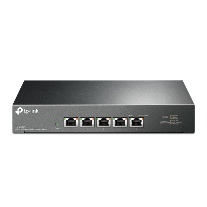 EAN 6935364030896 - TP-Link TL-SX105 switch No administrado 10G Ethernet (100/1000/10000) Negro imagen 1