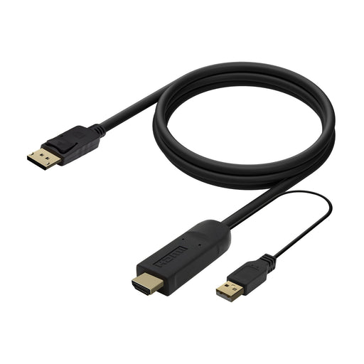 EAN 8436574707366 - AISENS A122-0641 adaptador de cable de vídeo 1,8 m HDMI tipo A (Estándar) DisplayPort + USB Type-A imagen 2