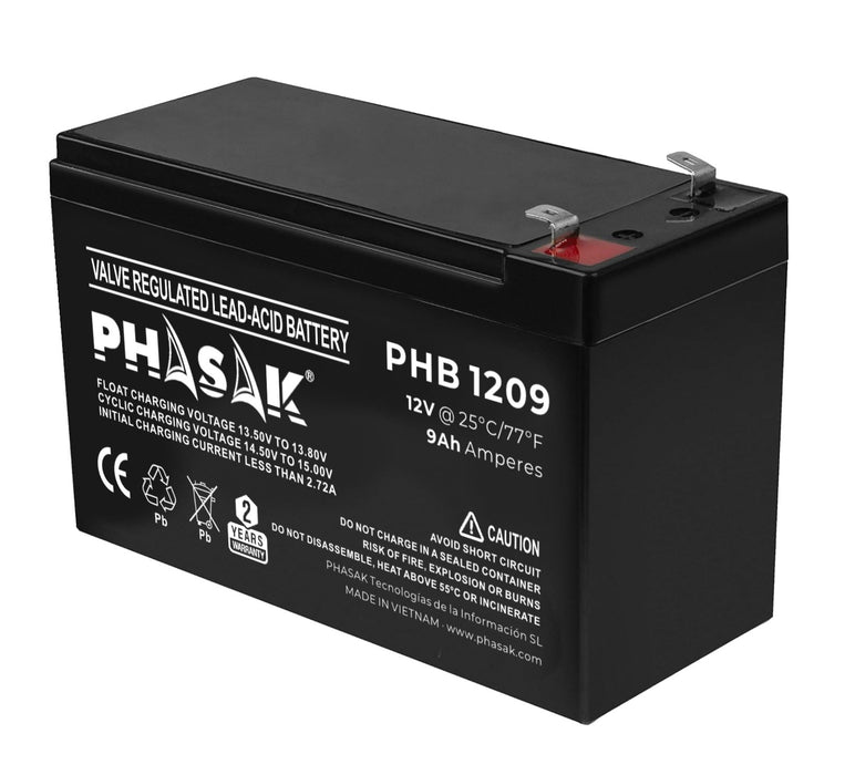 EAN 5605922047222 - Phasak PHB 1209 batería para sistema ups Sealed Lead Acid (VRLA) imagen 2