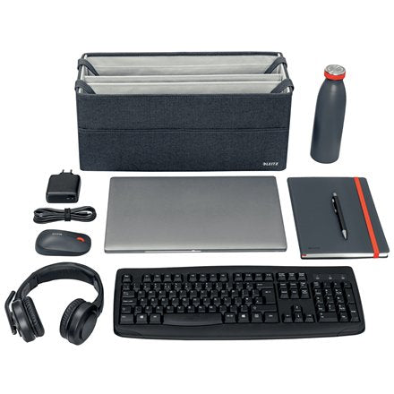 EAN 4002432134625 - Leitz 64440089 bolso y bandolera Tela Negro Unisex Bolso de mano imagen 3