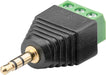 EAN 4040849767456 - Goobay 76745 cambiador de género para cable 3.5 mm 3-pin Negro imagen 1