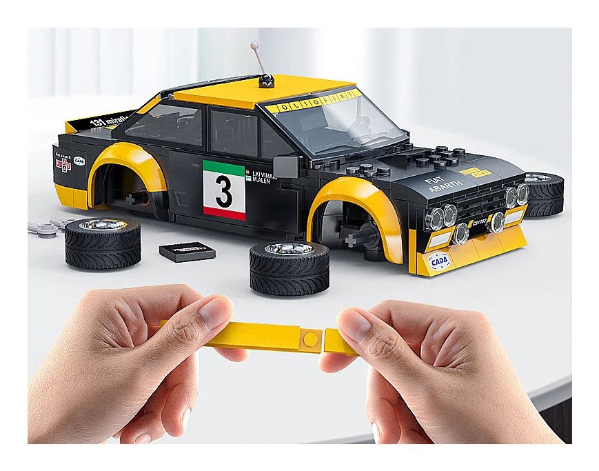 EAN 4042774474928 - Jamara CaDA Fiat Abarth 131 modelo controlado por radio Coche Motor eléctrico 1:20 imagen 10