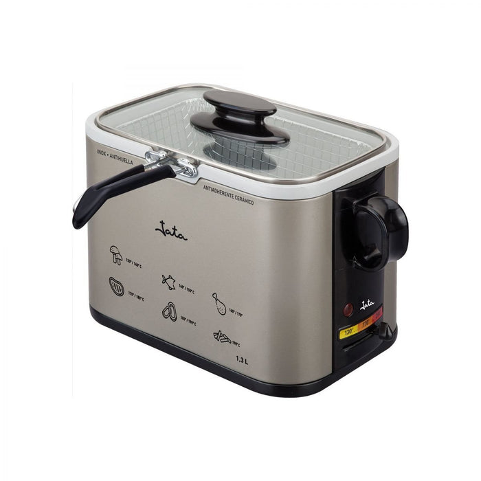 EAN 8421078021742 - JATA FR326E freidora Sencillo 1,3 L 1000 W Acero inoxidable imagen 1