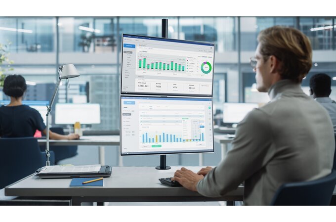 EAN 0085896538028 - Kensington K53802WW soporte para monitor 81,3 cm (32") Escritorio Negro imagen 8