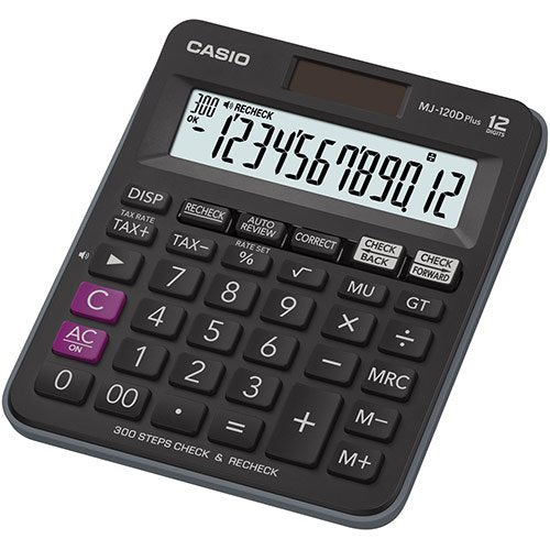 EAN 4971850032755 - Casio MJ-120D Plus calculadora Escritorio Calculadora básica Negro imagen 1