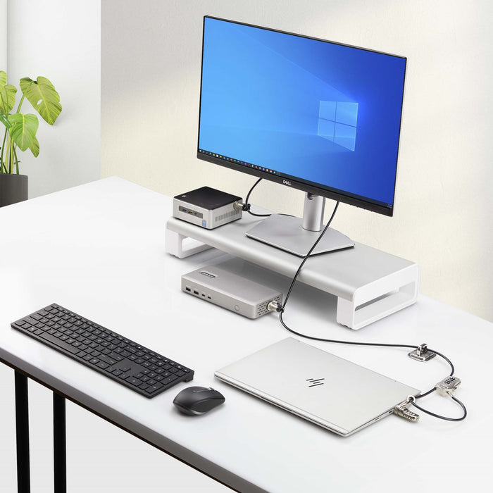 EAN 0065030906180 - StarTech.com 3M4-DESK-LOCKING-KIT cable antirrobo Negro, Plata imagen 8