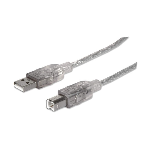 EAN 0766623333405 - Manhattan 333405 cable USB USB 2.0 1,8 m USB A Plata imagen 1
