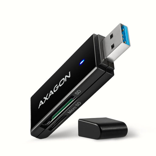 EAN 8595247906137 - Axagon CRE-S2N lector de tarjeta USB 3.2 Gen 1 (3.1 Gen 1) Type-A Negro imagen 1