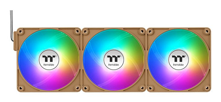 EAN 4711475649989 - Thermaltake CT140 EX Reverse ARGB Sync PC Carcasa del ordenador Ventilador 14 cm Marrón, Arena 3 pieza(s) imagen 3