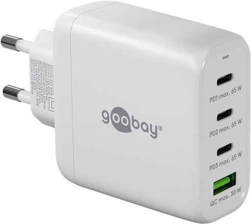 EAN 4040849648229 - Goobay 64822 cargador de dispositivo móvil Auriculares, Portátil, Smartphone, Tableta Blanco Corriente al imagen 1
