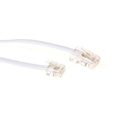 EAN 8716065133219 - ACT RJ11 - RJ45 cable, White 1.0m 1 m Blanco imagen 1