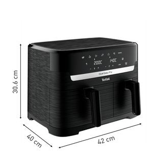 EAN 3045380025783 - Tefal Easy Fry EY901N Doble 8,3 L Independiente 2700 W Freidora de aire caliente Negro imagen 4