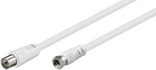 EAN 4040849118296 - Goobay 11829 cable coaxial 3C-2V 1,5 m Tipo F Blanco imagen 2