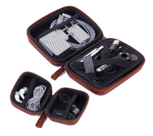 EAN 4024023037153 - TROIKA ONPACK organizador personal Imitación piel, Terciopelo Marrón imagen 4