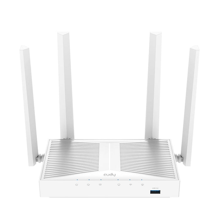 EAN 6971690793753 - Cudy WR1300S router inalámbrico Gigabit Ethernet Doble banda (2,4 GHz / 5 GHz) Blanco imagen 1