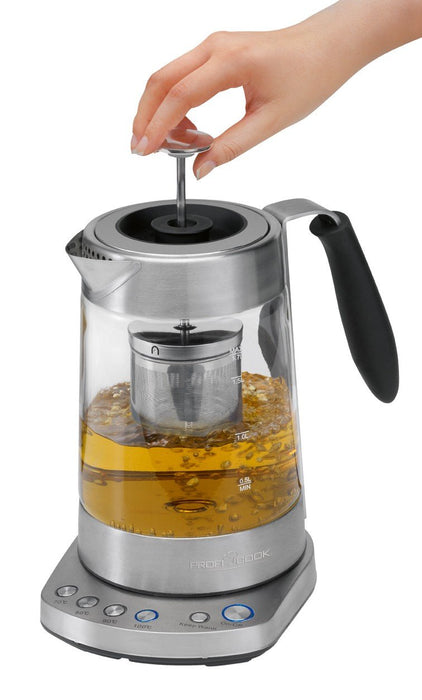 EAN 4006160102017 - ProfiCook PC-WKS 1020 G tetera eléctrica 1,7 L 3000 W Negro, Acero inoxidable imagen 2