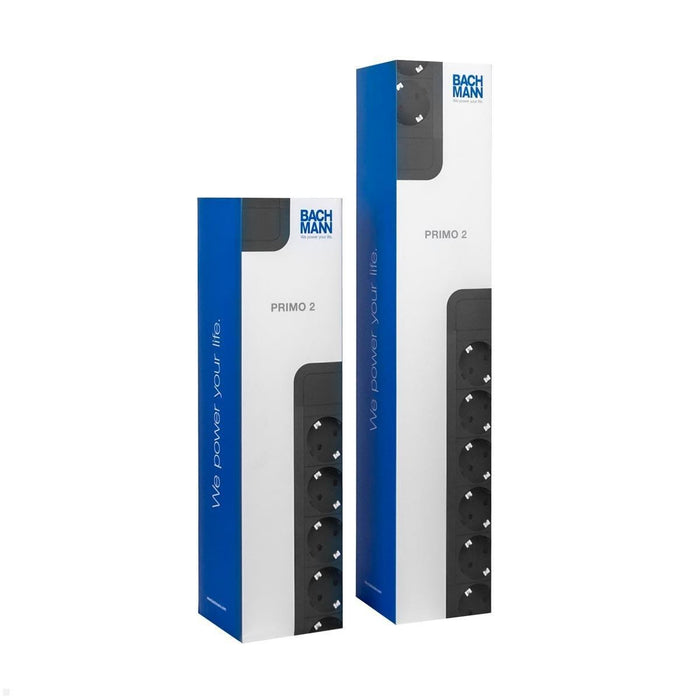 EAN 4057298095894 - Bachmann PRIMO 2 base múltiple 2 m 6 salidas AC Interior Negro imagen 9