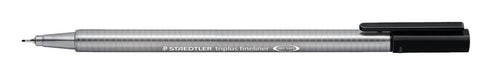 EAN 4007817150696 - Staedtler Triplus rotulador de punta fina Fino Negro 4 pieza(s) imagen 1