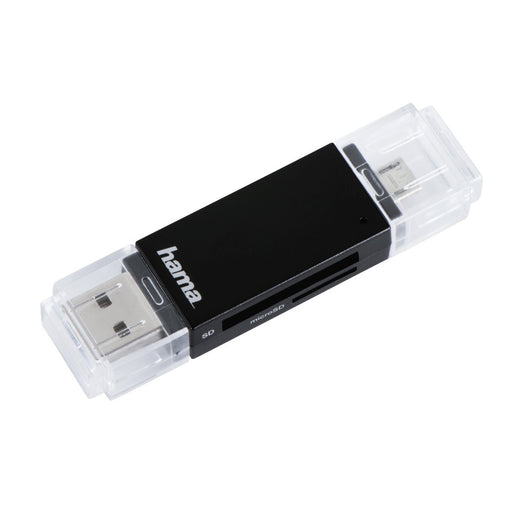 EAN 4047443405531 - Hama Basic lector de tarjeta USB 2.0/Micro-USB Negro imagen 1