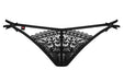 EAN 5901688206157 - Obsessive Intensa Tanga Negro, Translúcido imagen 1