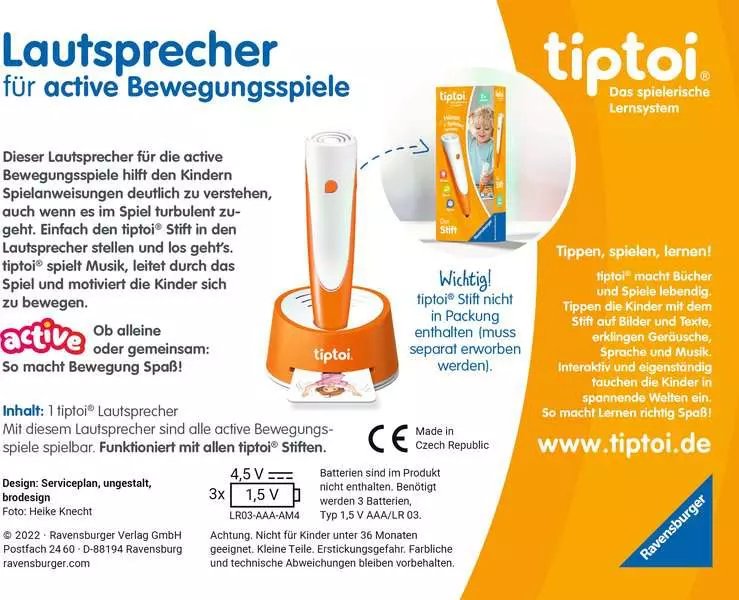 EAN 4005556000937 - Ravensburger tiptoi 00093 Altavoz imagen 2
