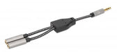 EAN 0766623356114 - Manhattan 356114 cable de audio 0,15 m 3,5mm 2 x 3.5mm Negro, Plata imagen 1