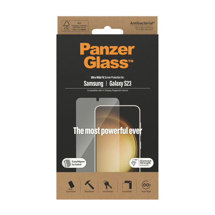 EAN 5711724073151 - PanzerGlass ® Screen Protector Samsung Galaxy S23 | Ultra-Wide Fit w. EasyAligner Protector de pantalla 1 imagen 3