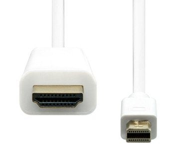 EAN 5714590104929 - ProXtend MDP-HDMI-002W adaptador de cable de vídeo 2 m Mini DisplayPort Blanco imagen 1