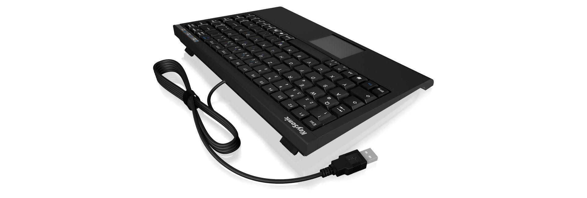 EAN 4250078142065 - KeySonic ACK-595C+ teclado Oficina USB QWERTZ Alemán Negro imagen 6