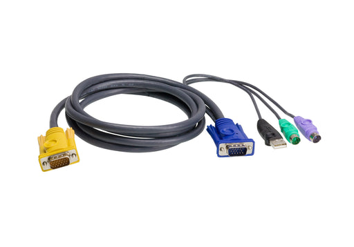 EAN 0672792002694 - ATEN 2L-5302UP cable para video, teclado y ratón (kvm) Negro imagen 1