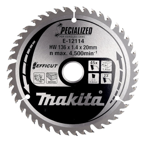 EAN 0088381585491 - Makita E-12114 hoja de sierra circular 1 pieza(s) imagen 1